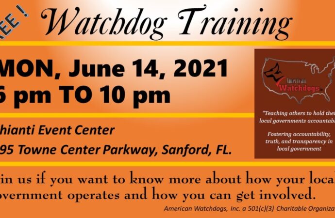 American Watchdogs training in Sanford, Florida – June 14, 2021