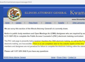 AG’s IT System Hacked 5 Weeks Ago – Still No OMA/FOIA Training Available For Newly Elected Officials –