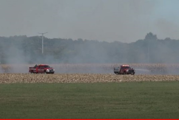 Video: Paris Fire District Responded To Field Fire –