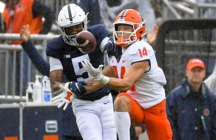 Penn State vs. Illinois score: Illini upset No. 7 Nittany Lions in first 9OT game in FBS history – CBS Sports