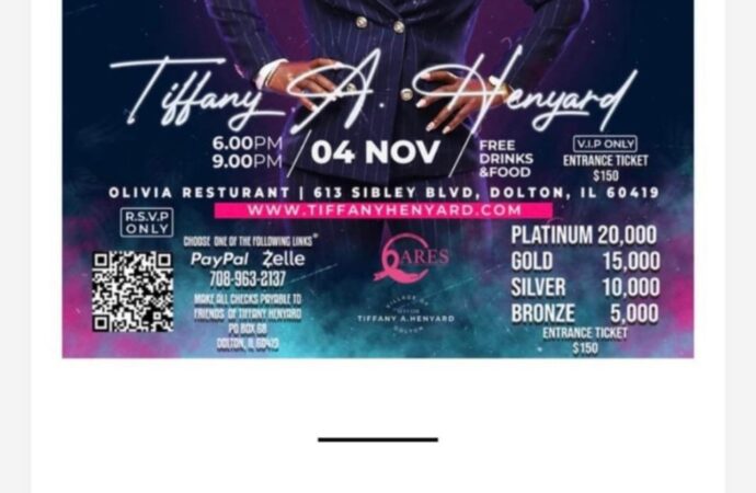Thornton Township Funds Used For Tiffany Henyard’s Political Campaign Fundraiser –